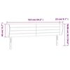vidaXL T&ecirc;te de lit avec oreilles Vert fonc&eacute; 163x23x78/88 cm Velours