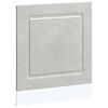 vidaXL Panneau de lave-vaisselle Kalmar gris b&eacute;ton 60x1,5x57 cm