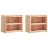 vidaXL Armoires de cuisine d'extérieur 2 pcs bois de pin massif