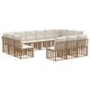 vidaXL Ensemble de canap&eacute;s d'ext&eacute;rieur 13 pc 13 place