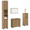 vidaXL Ensemble de meubles salle de bain 4 pcs bois d'ing&eacute;nierie