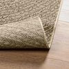 vidaXL Tapis ZIZUR beige 200x200 cm aspect de jute int&eacute;rieur ext&eacute;rieur