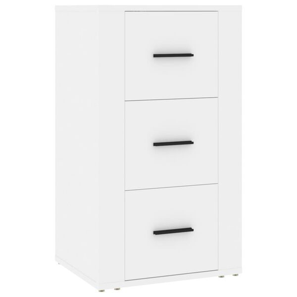 vidaXL Buffet Blanc 40x33x70 cm Bois d'ingénierie