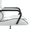 vidaXL Chaise de jeu Blanc et noir Similicuir
