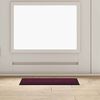 vidaXL Tapis de porte Bordeaux 60 x 40 x 1.2 cm Tissu en teddy