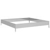 vidaXL Lit surélevé de jardin 100x100x18,5 cm acier inoxydable