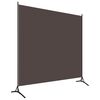 vidaXL Cloison de s&eacute;paration marron 175x180 cm tissu