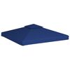 vidaXL Recouvrement de remplacement d'auvent 310 g/m² 3x3 m Bleu foncé