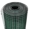 vidaXL Grillage acier galvanisé et revêtement en PVC 10x1 m vert