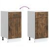 vidaXL Armoire de cuisine Lucca ch&ecirc;ne fum&eacute; bois ing&eacute;nierie
