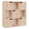 vidaXL Biblioth&egrave;que Ch&ecirc;ne Sonoma 88,5x27,5x88 cm Bois d'ing&eacute;nierie