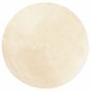 vidaXL Tapis HUARTE &agrave; poils courts doux et lavable cr&egrave;me &Oslash; 80 cm