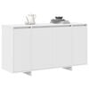vidaXL Buffet Blanc 135 x 41 x 75 cm Bois d'ing&eacute;nierie