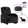 vidaXL Fauteuil inclinable de massage &eacute;lectrique noir similicuir