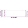 vidaXL Auvent lat&eacute;ral r&eacute;tractable de patio 600x160 cm cr&egrave;me