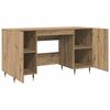 vidaXL Bureau chêne artisanal 140 x 50 x 75 cm Bois d'ingénierie