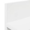 vidaXL Porte-manteau mural Blanc 60 x 10,5 x 18 cm Bois d'ing&eacute;nierie