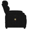 vidaXL Fauteuil de massage inclinable noir velours