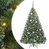 vidaXL Sapin de No&euml;l artificiel avec 300 LED Vert 180 cm PE et PVC
