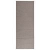 vidaXL Tapis de surface Rectangulaire LUGO Taupe 150 x 80 cm Polyester