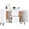 vidaXL Buffet blanc 102x35x70 cm bois d'ing&eacute;nierie