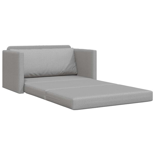 vidaXL Canap&eacute;-Lit 110cm Gris nuage tissu