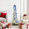 vidaXL Sapin de No&euml;l artificiel avec 50 LED Blanc 120 cm PVC