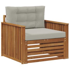 vidaXL Canap&eacute; d&rsquo;ext&eacute;rieur Bois d'acacia massif et polyester