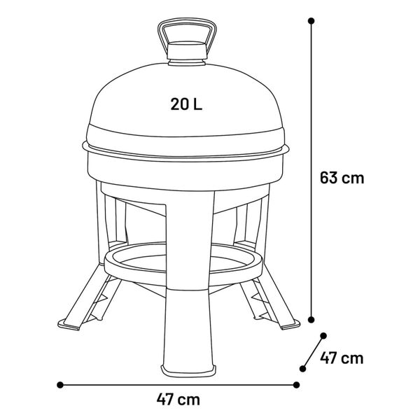 FLAMINGO Abreuvoir &agrave; volaille Miro 20 L