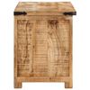 vidaXL Meuble TV 110x35x40 cm bois massif de manguier brut
