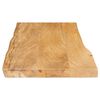 vidaXL Dessus de table 90x40x2,5 cm bord vivant bois massif manguier