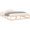 vidaXL Cadre de lit sans matelas 140x190 cm bois massif
