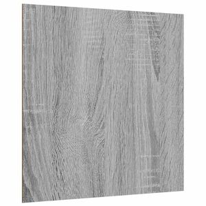 vidaXL Panneaux d&eacute;coratifs 12 pc Gris Sonoma 30 x 30 x 0,27 cm