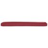 vidaXL Set de coussins de palette 2 pcs Bordeaux 200 x 40 x 8 cm