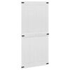 vidaXL Porte Corona Blanc 100 x 210 cm Bois d'ing&eacute;nierie