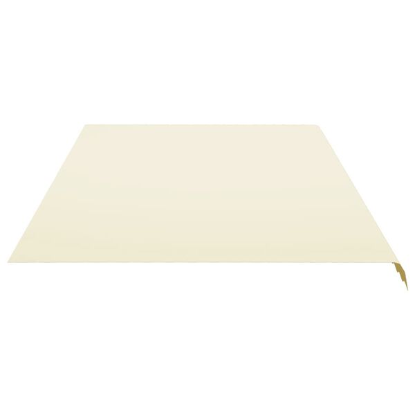 vidaXL Tissu de remplacement pour auvent Cr&egrave;me 6x3,5 m