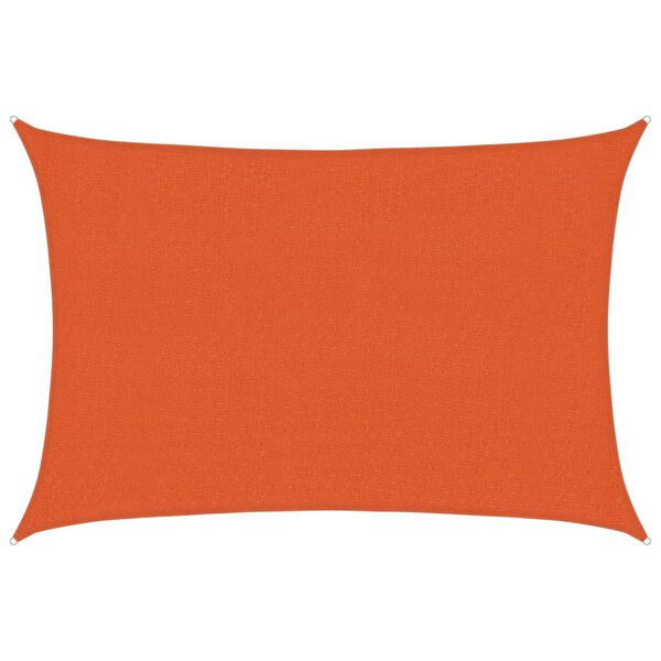 vidaXL Voile d'ombrage 160 g/m&sup2; Orange 2,5x4 m PEHD