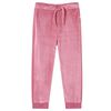 Pantalon de surv&ecirc;tement pour enfants framboise 104