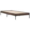 vidaXL Cadre de lit sans matelas ch&ecirc;ne marron 90x200 cm