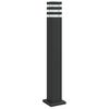 vidaXL Lampadaire d'ext&eacute;rieur noir 80 cm aluminium
