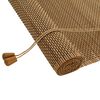 vidaXL Store enrouleur Marron 130 x 220 cm Bambou