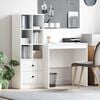 vidaXL Bureau avec tiroir 2 pcs Blanc