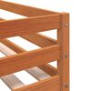 vidaXL Lit superposé sans matelas rose 75x190 cm bois de pin massif
