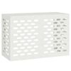 vidaXL Housse de climatiseur Blanc 90 x 40 x 60 cm Acier