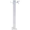 vidaXL Colonne &agrave; eau de jardin 60 cm acier inoxydable carr&eacute;