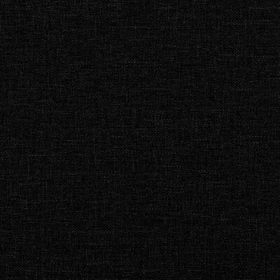 vidaXL Ensemble de canapés 3 pcs noir tissu