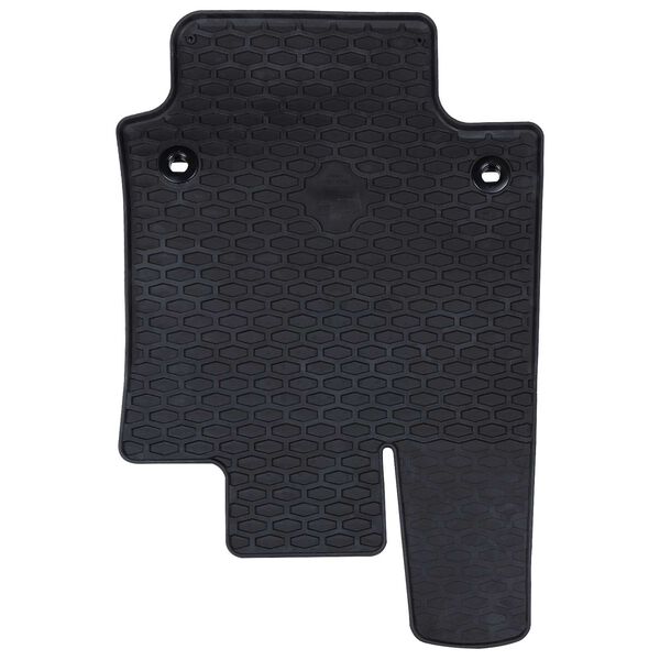 vidaXL Tapis de voiture 4 pcs Noir Caoutchouc