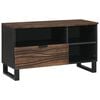 vidaXL Unites TV avec tiroir Noyer 80 x 33 x 46 cm Bois d'ing&eacute;nierie
