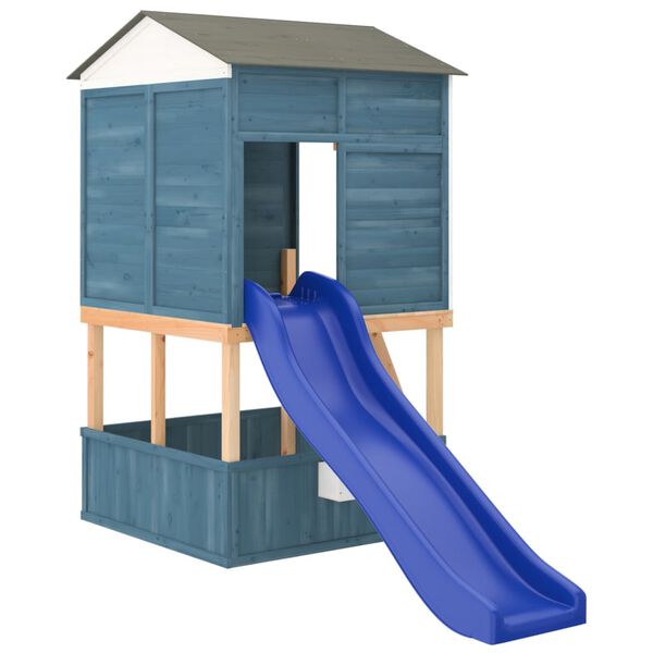 vidaXL Toboggan de jeu bleu 175x38x23 cm polypropyl&egrave;ne