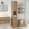 vidaXL Armoire de bain ch&ecirc;ne artisanal 32x34x188,5cm bois d'ing&eacute;nierie